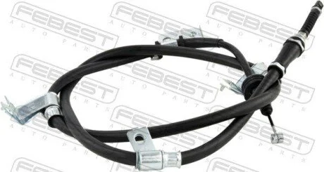 ТРОС РУЧНОГО ГАЛЬМА ЛІВИЙ FEBEST 12100I30LH