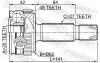 ШРУС ЗОВНІШНІЙ ЗАДНІЙ 20X62X27 FEBEST 1210-D7A48R (фото 2)