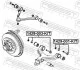 БОЛТ С ЭКСЦЕНТРИКОМ РЕМКОМПЛЕКТ FEBEST 1429003KIT (фото 2)