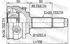ШРУС НАРУЖНЫЙ 30X55.4X26, CHERY FEBEST 1510-004A48 (фото 2)