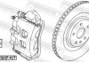 Втулка напрямна переднього гальмівного супорта (комплект) FEBEST 1574-TIG5F-KIT (фото 2)