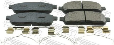 КОЛОДКИ ГАЛЬМІВНІ ПЕРЕДНІ КОМПЛЕКТ FEBEST 2101-F150F