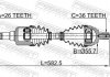 Привод передний левый FEBEST 2114-CB4LH (фото 2)