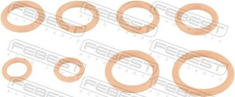 КІЛЬЦЕ УЩІЛЬНЮЮЧЕ ТРУБКИ КОНДИЦІОНЕРА FEBEST 24400-003-KIT (фото 1)