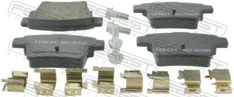 Колодки гальмівні заднні FEBEST 3501-EMGR
