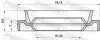 САЛЬНИК ПРИВОДУ 61.25X78.15X7X9.5,MITSUBISHI, CHRYSLER FEBEST 95EDS63780710X (фото 2)