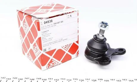 Опора шаровая SEAT AROSA, VW LUPO, POLO 94-05 перед. мост слева (Выр-во FEBI) FEBI BILSTEIN 04936