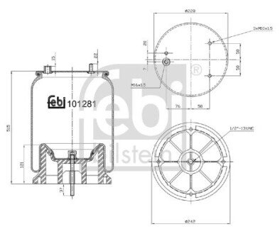Автозапчасть FEBI BILSTEIN 101281
