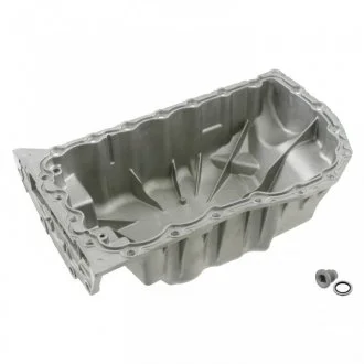 Масляний піддон RENAULT CLIO II, CLIO II/HATCHBACK, ESPACE III, KANGOO, KANGOO EXPRESS, LAGUNA I, LAGUNA II, MEGANE I, MEGANE I CLASSIC, MEGANE I COACH, MEGANE SCÉNIC 1.8/1.9D/2.0 03.97- FEBI BILSTEIN 102181 (фото 1)