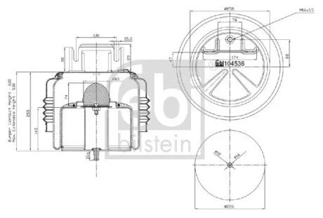 Автозапчастина FEBI BILSTEIN 104536