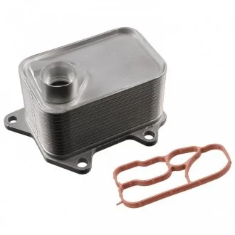 FEBI VW Масляный радиатор с прокладкой Audi 3/4/5/6/7,Q5, FEBI BILSTEIN 106907