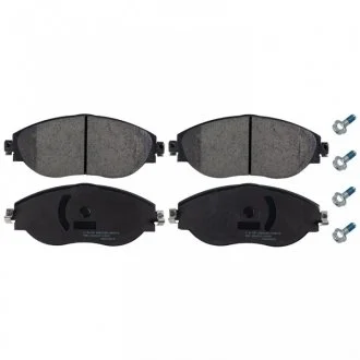 Комплект гальмівних колодок передн, AUDI Q3, VW ARTEON, ARTEON SHOOTING BRAKE, GOLF ALLTRACK VIII, GOLF VIII, PASSAT ALLTRACK B8, PASSAT B8, TIGUAN 1.4-2.0D 08.14- FEBI BILSTEIN 116243