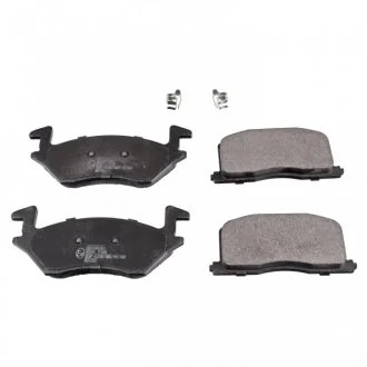 Комплект гальмівних колодок передн, TOYOTA STARLET 1.0/1.3/1.5D 12.89-07.99 FEBI BILSTEIN 116393