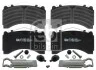 Комплект гальмівних колодок задн KNORR MERCEDES ACTROS, ACTROS MP2 / MP3, ACTROS MP4 / MP5, ANTOS, AROCS, ATEGO, AXOR, AXOR 2, ECONIC, ECONIC 2 471.943-OM936.974 04.96- 16996