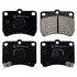 Комплект гальмівних колодок передн , KIA PRIDE, MAZDA 121 I 1.1/1.3 10.87-09.01 170270