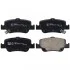 Комплект гальмівних колодок задн , GREAT WALL VOLEEX C20R, TOYOTA AURIS, COROLLA, YARIS 1.2-2.2D 11.05- 170285