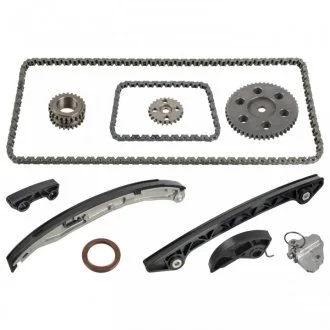 Комплект ГРМ (ланцюг + шестерня) MAZDA 3, 6, MPV II, TRIBUTE 2.3/2.5 01.02-07.13 FEBI BILSTEIN 170593 (фото 1)