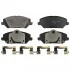 Комплект гальмівних колодок передн, HYUNDAI I30, KIA CEED, PROCEED, XCEED 1.0-1.6H 11.16- FEBI BILSTEIN 170637 (фото 1)