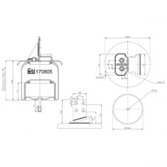 Пневмоподушка FEBI BILSTEIN 170805