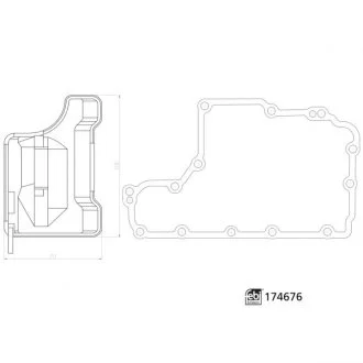 Фильтр гидравлический КПП FEBI BILSTEIN 174676