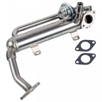 Охолоджувач відпрацьованих газів AUDI A3, A4 ALLROAD B8, A4 B8, A5, A6 C6, Q5, TT, SKODA OCTAVIA II, SUPERB II, YETI, VW BEETLE, EOS, GOLF PLUS V, GOLF V, GOLF VI AZV-CSUB 05.03-12.17 FEBI BILSTEIN 175773 (фото 1)