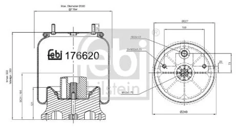 Автозапчасть FEBI BILSTEIN 176620