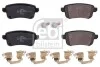 Комплект гальмівних колодок задн , NISSAN JUKE, RENAULT CLIO V, ESPACE V, FLUENCE, GRAND SCENIC III, GRAND SCENIC IV, MEGANE, MEGANE III, MEGANE IV, SCENIC III, SCENIC IV 1.0-Electric 11.08- 178904