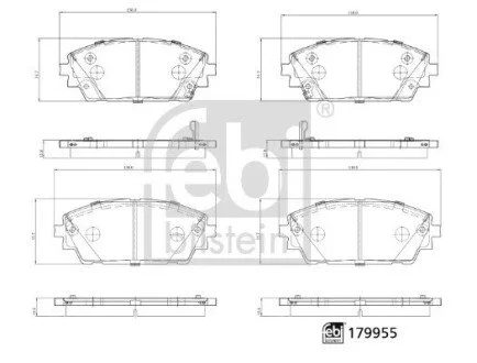KLOCKI HAM. FEBI BILSTEIN 179955