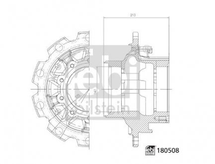 Ступиця FEBI BILSTEIN 180508 (фото 1)