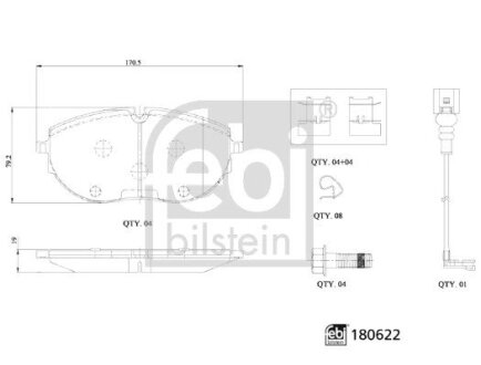 Автозапчасть FEBI BILSTEIN 180622