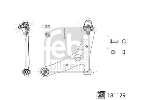 Автозапчасть FEBI BILSTEIN 181129