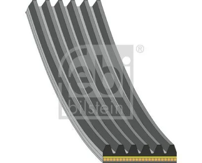 Поліклиновий ремінь (6PK1055) CITROEN C3 / C3 ORIGIN III, C-ELYSEE, PEUGEOT 208 II, 301, 308 II 1.6/1.6LPG 11.12- FEBI BILSTEIN 181287