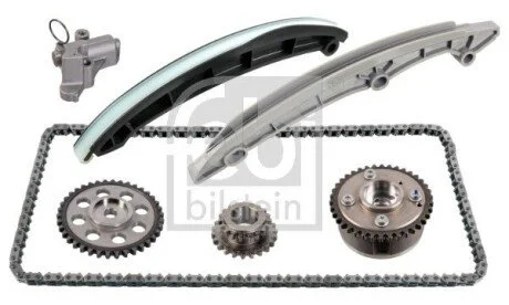 Комплект ГРМ (ланцюг + шестерня) VW CC B7, EOS, GOLF VI, SCIROCCO III, SHARAN, TIGUAN 1.4 09.07-07.18 FEBI BILSTEIN 181349 (фото 1)
