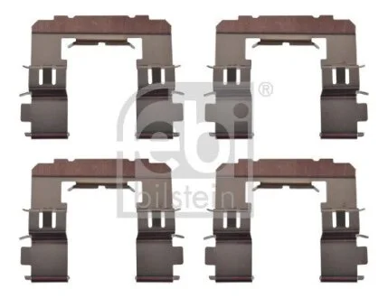 Монтажний набір гальмівних колодок передн SUBARU FORESTER, IMPREZA, LEGACY IV, LEGACY V, OUTBACK 1.5-2.5 02.02- FEBI BILSTEIN 181508