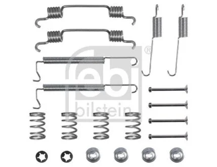 Монтажний набір гальмівної колодки OPEL ASTRA F, ASTRA F/KOMBI, CORSA C, CORSA C/HATCHBACK, TIGRA, VECTRA A 1.0-2.0 09.88-12.12 FEBI BILSTEIN 182187