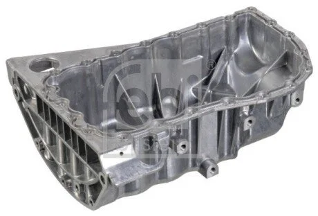 Масляний піддон (алюміній) NISSAN INTERSTAR, PRIMASTAR, PRIMERA, OPEL MOVANO A, VIVARO A, RENAULT AVANTIME, ESPACE IV, GRAND SCENIC II, LAGUNA I, LAGUNA II, MASTER II F4R712-F9Q826 09.99- FEBI BILSTEIN 182400 (фото 1)