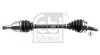 Привідний вал передн Лів FIAT 500, FORD KA 1.2/1.2LPG 07.07- 182447