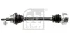 Привідний вал передн Лів AUDI A3, SEAT LEON, TOLEDO II, SKODA OCTAVIA I, OCTAVIA I/KOMBI, VW BORA, BORA I, CORRADO, GOLF III, GOLF IV, NEW BEETLE, PASSAT B3/B4, VENTO 1.6-2.9 06.91-12.13 182816