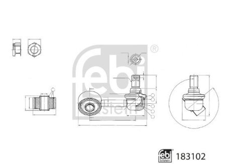 Автозапчасть FEBI BILSTEIN 183102