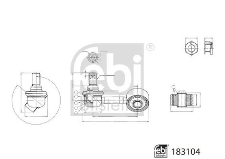 Автозапчасть FEBI BILSTEIN 183104