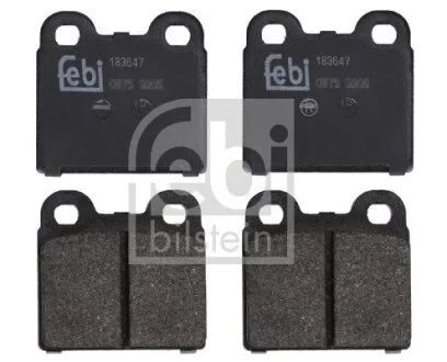 Комплект гальмівних колодок передн, VW GARBUS 1.3/1.5/1.6 01.66-07.03 FEBI BILSTEIN 183647