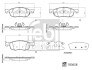 Комплект гальмівних колодок передн , MAZDA 2, TOYOTA AYGO X, YARIS 1.0/1.5/1.5H 02.20- 183658