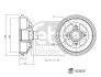 Гальмівний барабан задн SUZUKI SPLASH, SWIFT III 1.0-1.5 02.05- 183839