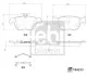 Колодки гальмівні (задні) Audi A3/Seat Leon/Skoda Octavia/VW Golf VIII 19-/Caddy 20- 184233