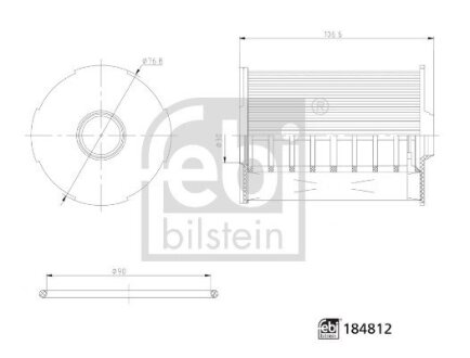 Автозапчасть FEBI BILSTEIN 184812