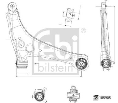 Автозапчасть FEBI BILSTEIN 185905