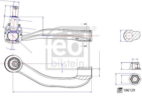 Автозапчасть FEBI BILSTEIN 186129