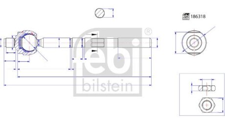 Автозапчасть FEBI BILSTEIN 186318