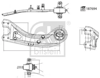 Автозапчасть FEBI BILSTEIN 187694