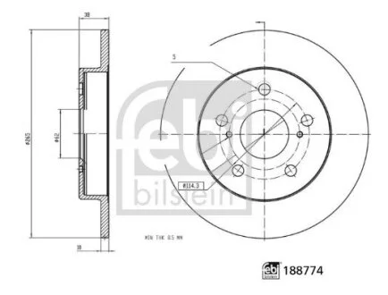 Автозапчасть FEBI BILSTEIN 188774